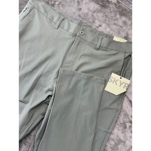 SKYR Mens Pants 34x32 Green Casual Chinos Trousers